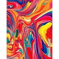 Sketch Book with 30 Different Frames / Notebook for Drawing, Writing, Painting, Sketching or Doodling 120 Pages: 8.5 x 11 inch 60 Pages Blank 60 Pages with Frame