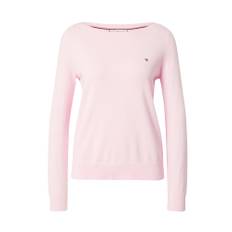 TOMMY HILFIGER Pullover 'CO JERSEY STITCH BOAT-NK SWEATER'  pink - XXL