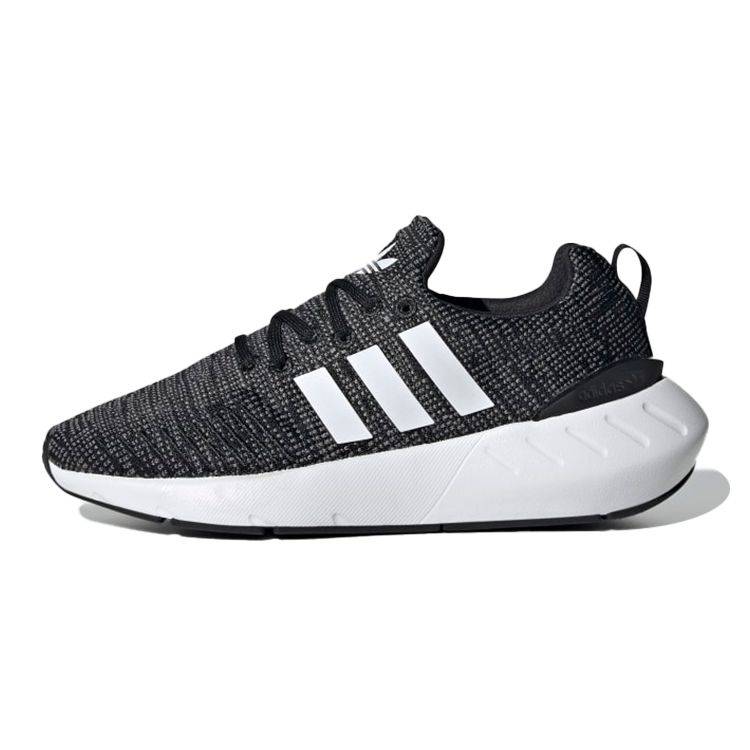 Adidas Swift Run 22 Big Kid Core Black Kids Sneakers Cloud-White Grey-Five GW8176 36⅔