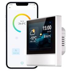 SONOFF NSPanel Smart Scene WLAN Wandschalter,WiFi Smart Schalter,2 Way Smart Home Control Panel für Temperatur und Feuchtigkeitskontrolle,Smart Schalter,Arbeitet mit Alexa & Google Home（Weiss）