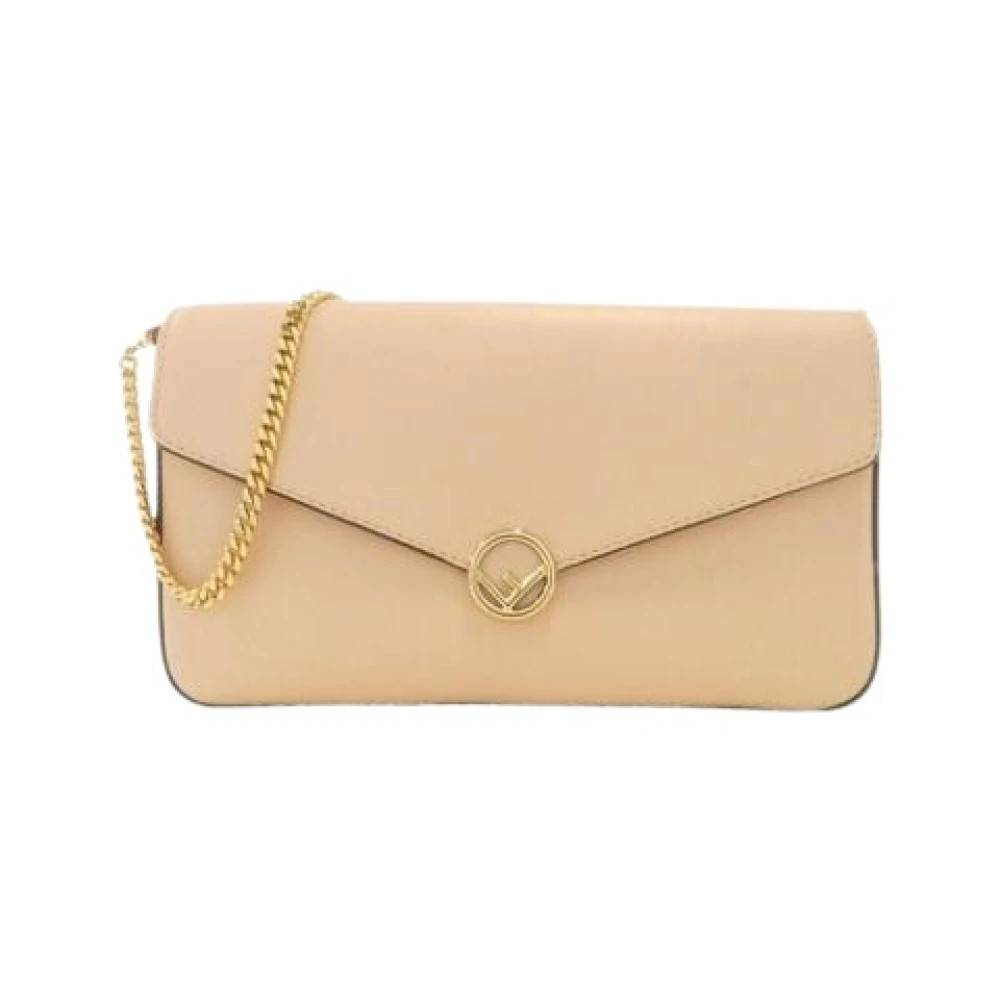 Fendi Vintage Pre-owned Vintage Skuldertaske - Vintage - Dame - Beige - ONE SIZE - Uld