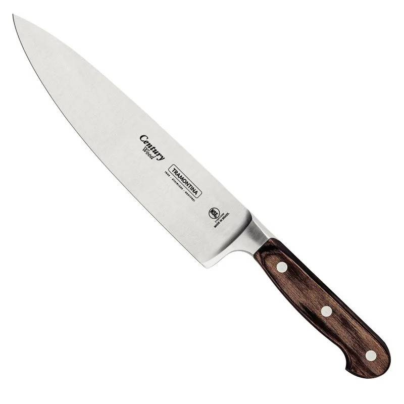 Tramontina Century Wood Proffesionel Fuldsmedet knivserie - Kokke kniv 33.7 cm