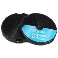 DL-pro Aktivt kolfilter för AEG Electrolux 4055093712 EFF75 Ikea Nyttig tråd 400 Faber 112.0067.944 – 2 stycken