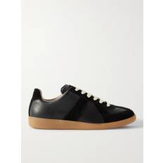 Maison Margiela - Replica Leather and Suede Sneakers - Men - Black - EU 45