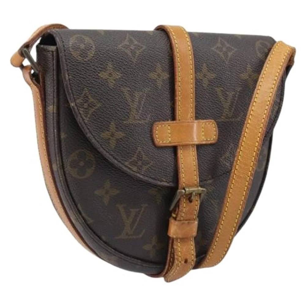 Louis Vuitton Vintage Pre-owned Monogram Canvas Skuldertaske - Vintage - Dame - Brun - ONE SIZE - Uld