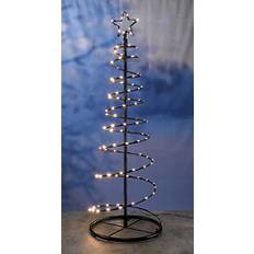 HI Julgran 120 cm av metall, julgran, 100 varmvit LED