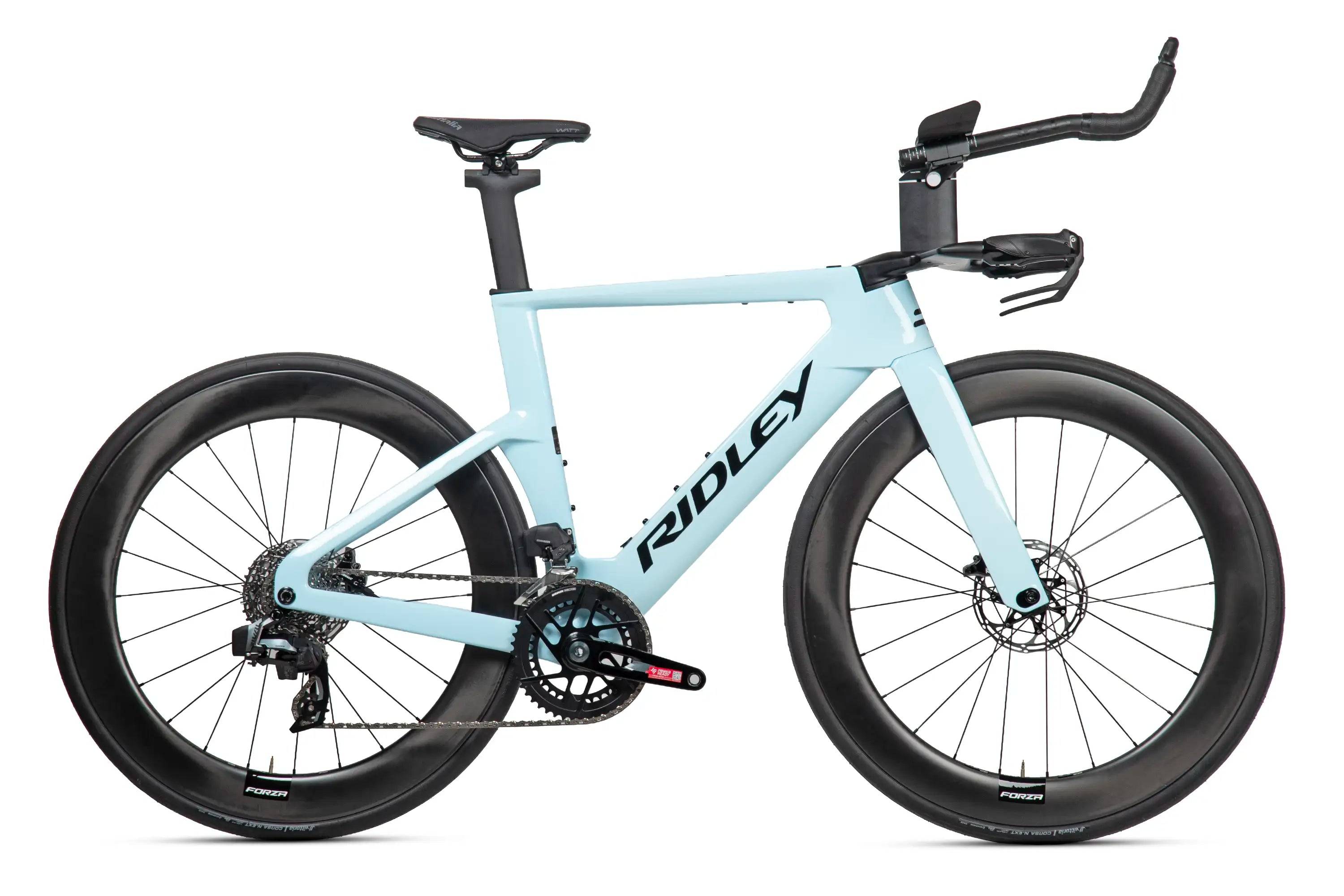 Ridley Triton Fast 2026 - SRAM Rival AXS 2x12sp - 4ZA (Forza) Skiron 65 - 153 / S / Soft Blue/Black (S)