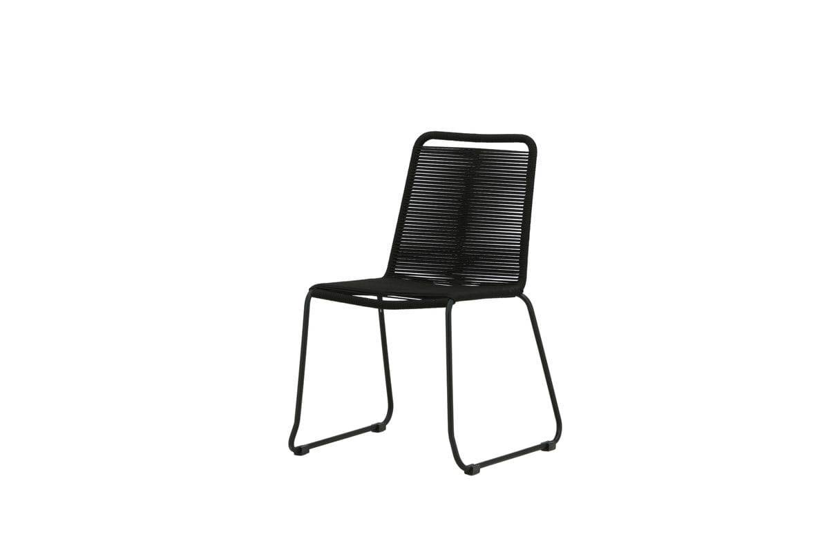 Venture Home Matstol Lindos Utomhus - Svart Balkongstol Metall