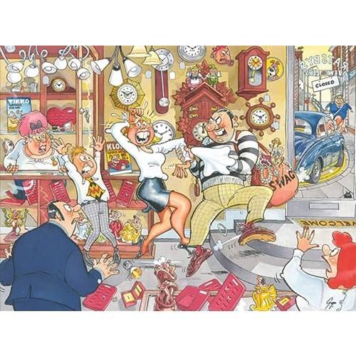 1000 bitar - Wasgij Mystery 2, Stop the Clock