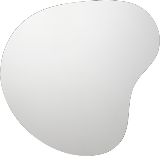 Loevschall Nibe spejl med lys, 52x55 cm