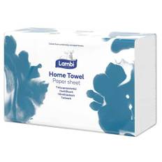 Lambi Pappershandduk Home Towel vit, fp om 2520 st