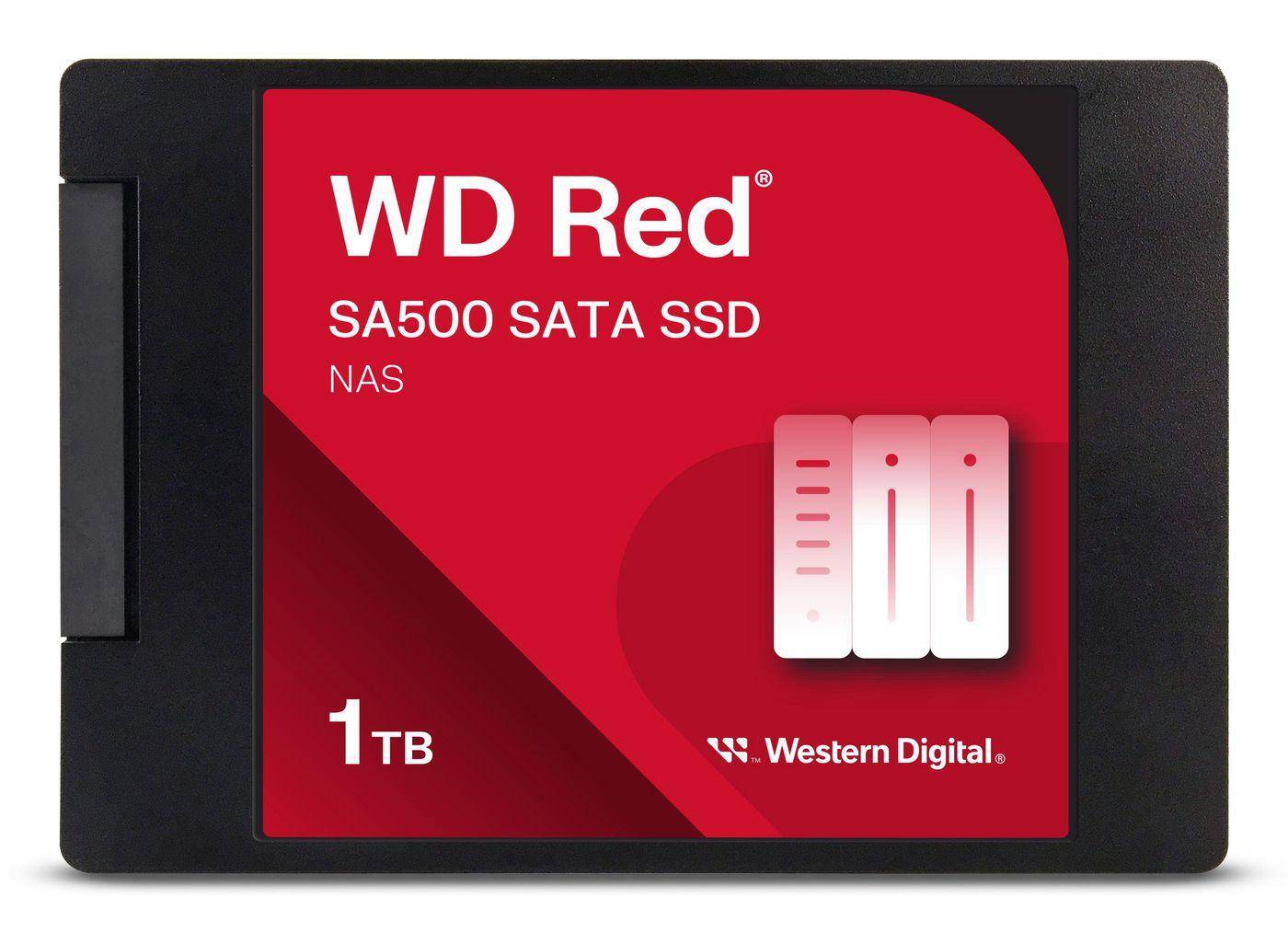 WD Red SSD SA500 NAS 1TB 2.5inch SATA III 6 Gb/s internal single-packed