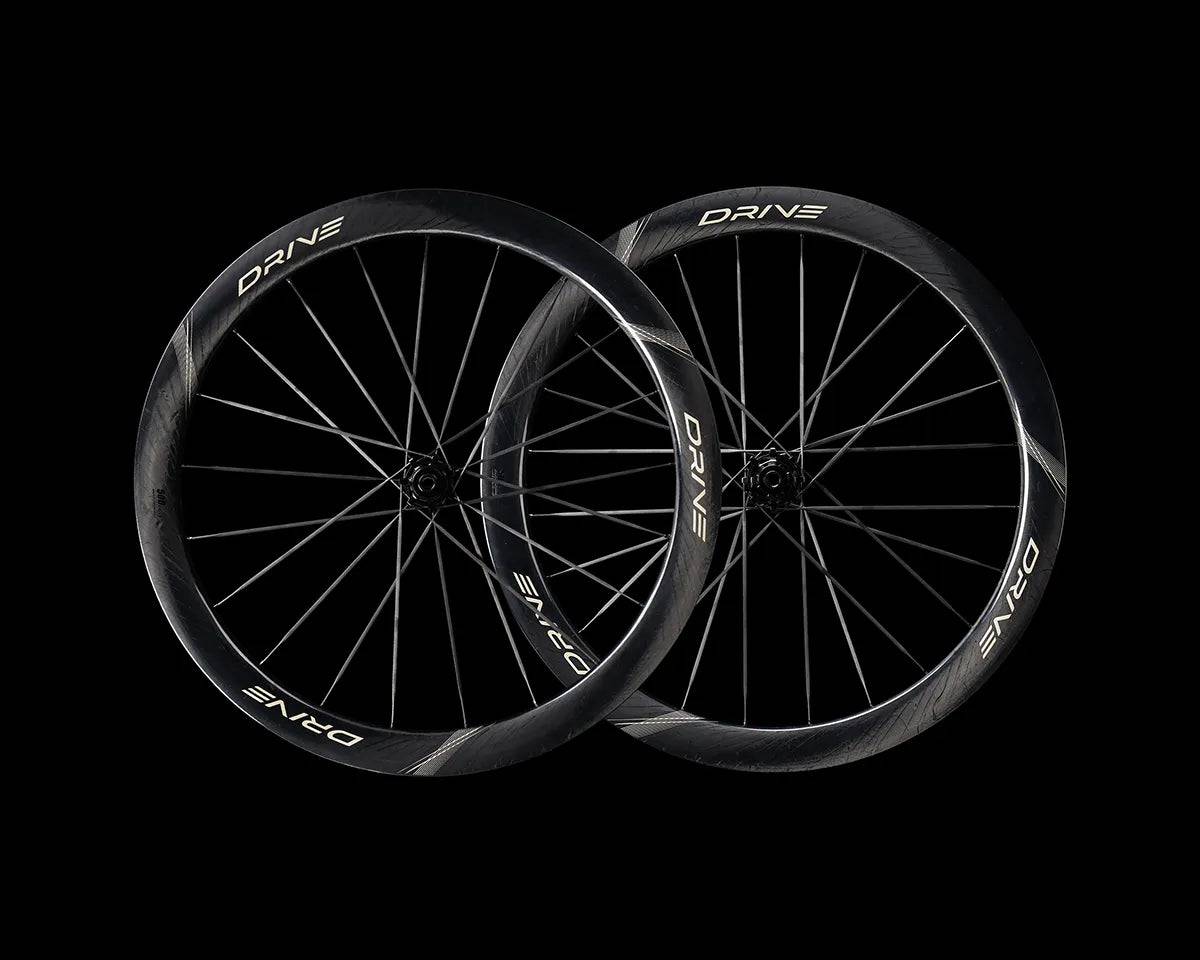 Drive II 50D Hjulsæt - Elite Wheels - Sort - SRAM XDR 12S / Guld