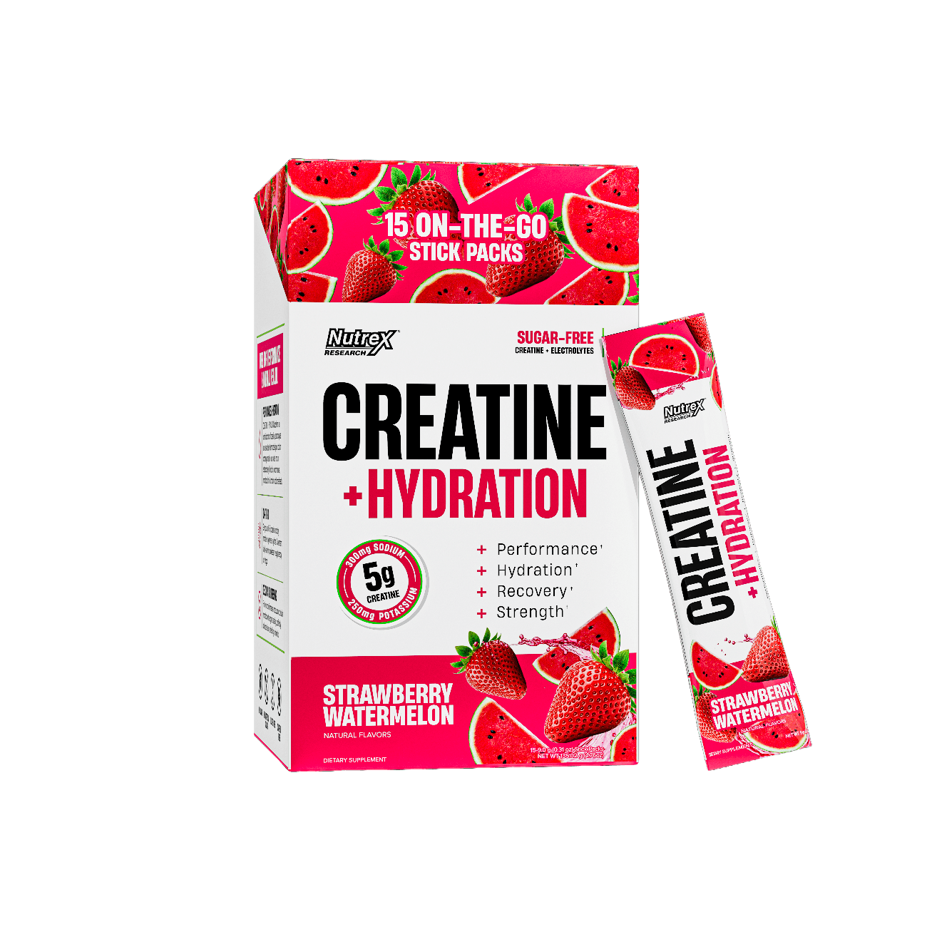 Nutrex Essentials Creatine + Hydration - Strawberry Watermelon