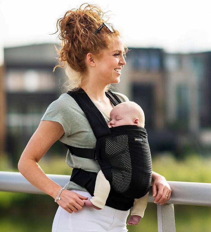 Mini Monkey Bæresele - Baby Carrier - Sort - Mini Monkey - OneSize - Bæreseler