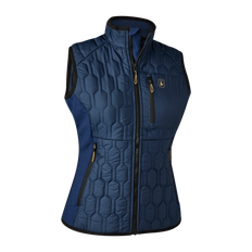 Outdoor vest dame | Lady Mossdale quiltet vest - Deerhunter - Dress Blues