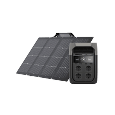 EcoFlow DELTA 3 Series Solar Generator (PV220W) - DELTA 3 Plus / 2*220W Portable Solar Panel
