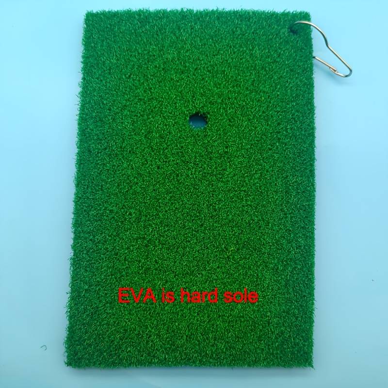 11.8*7.8 Inch Golf Mat Indoor Mat Golf Practice Mats Putting Mats Training Pad Hitting Mat Pad For Home Portable Pad Practice Pad Trainer Bottom Of Eva And Sbr Mini Green Putting Mat