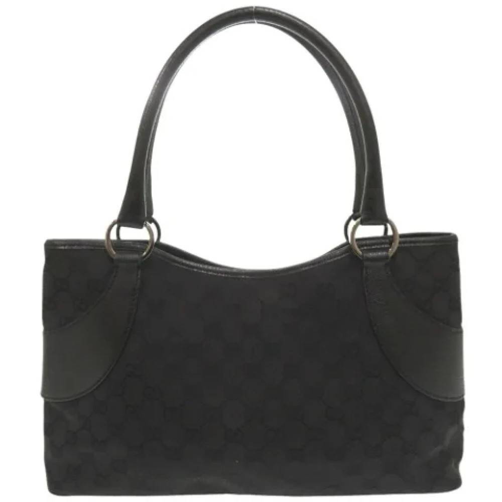 Gucci Vintage Pre-owned Canvas gucci-tasker - Vintage - Dame - Sort - ONE SIZE - Tyl
