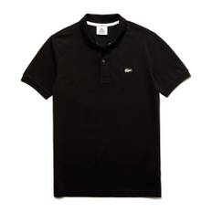 Lacoste, Topp, Herr, L, Bomull, Slim Fit Pikétröja - black (L)
