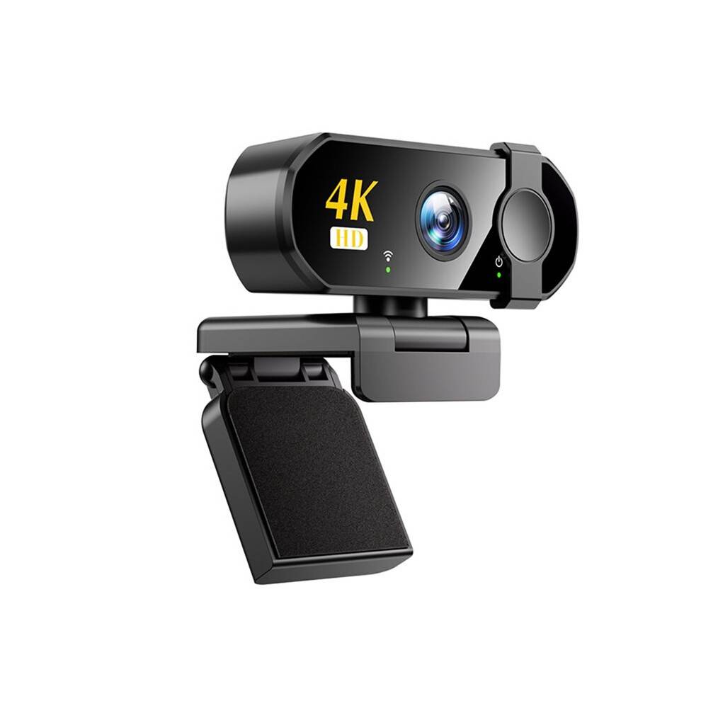 4K HD USB Webcam for Laptop Desktop External Camera Plug Webcam Auto-Focus Streaming for Online Classes Live Video