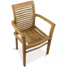 Utestolar i teak 4-pack | Premiumkvalitet & tidlös stil | Utö