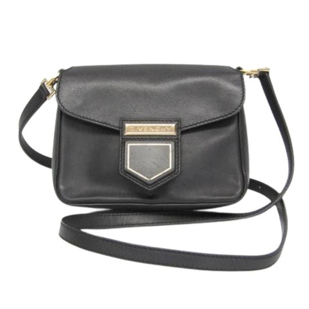 Givenchy Pre-owned Pre-owned Nobile Skuldertaske - Vintage - Dame - Sort - ONE SIZE - Uld