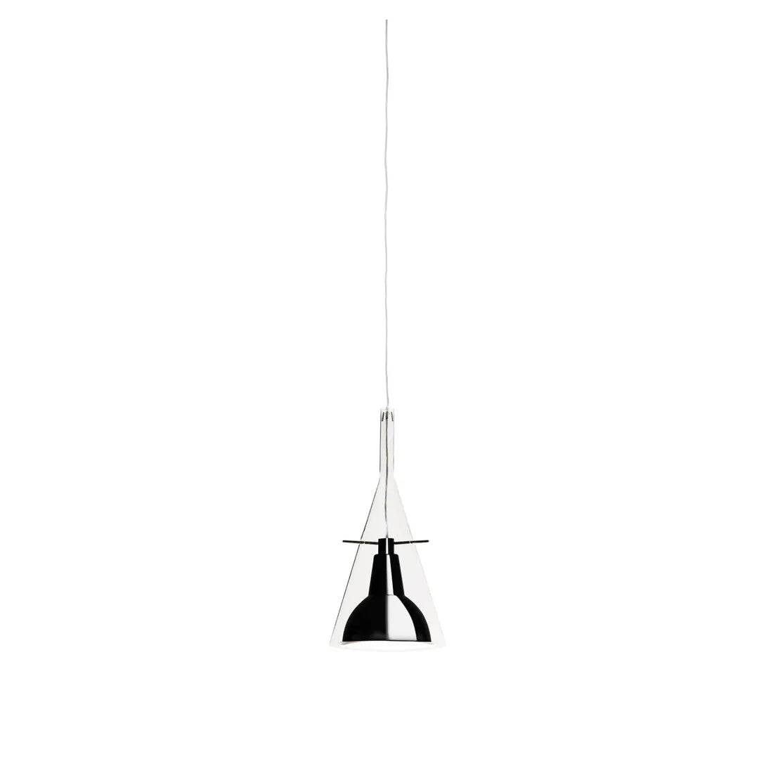 Flûte small pendel Fontana Arte - E27 Sort