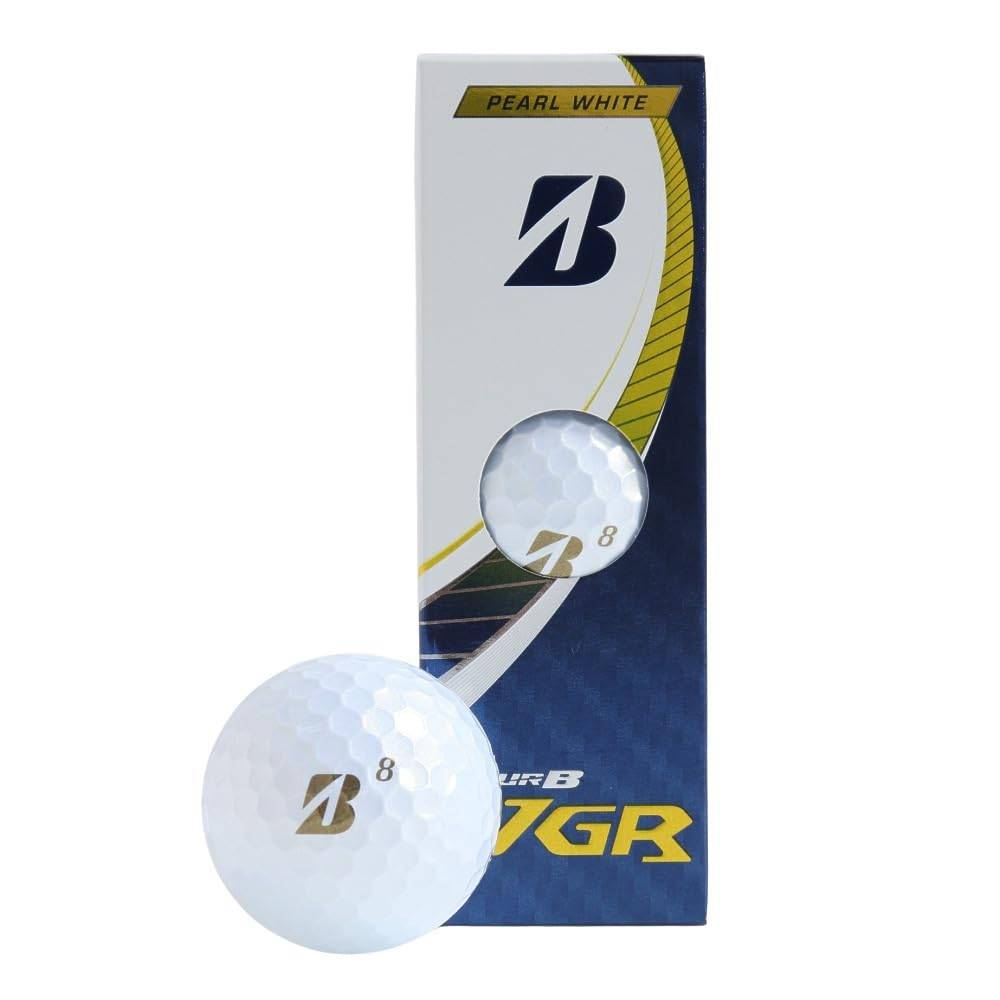 Bridgestone Golf Golf Ball 23TOUR B JGR J3GX 3P Sleeve (3 pieces) (Pearl White/FF/Men's)