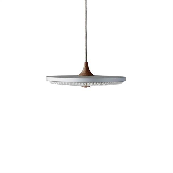 Le Klint Soleil - Medium Ø50 / Silver Cloud / Røget eg