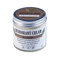 Naturlig Deo - Ekologisk Deodorantkräm Kokos - 60 ml