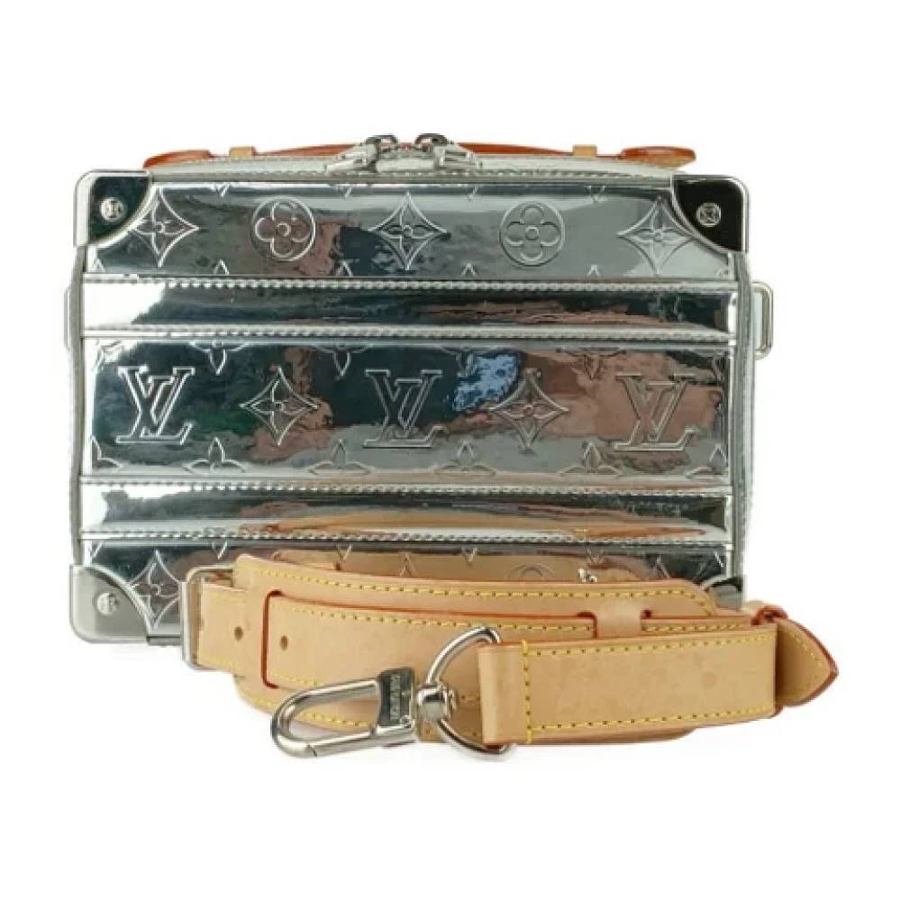Louis Vuitton Vintage Pre-owned canvas tasker - Vintage - Dame - Grå - ONE SIZE - Uld