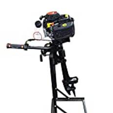 MINUS ONE utombordsmotor 4 hk 4-takts 55cc | Kraftfull 4-takts utombordsmotor | bensinbåtmotor utombordsmotor gummibåtar fiskebåtar båtmotor fiske
