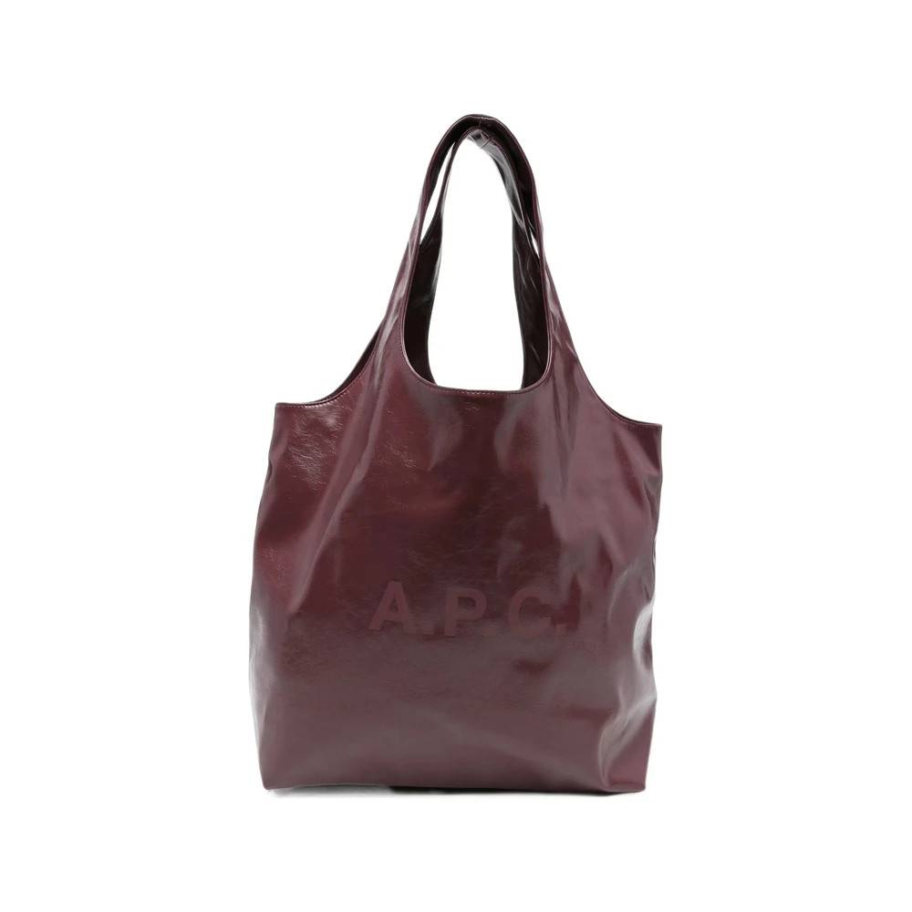 A.P.C. Ninon Tote - Tasker - Dame - Rød - ONE SIZE - Uld