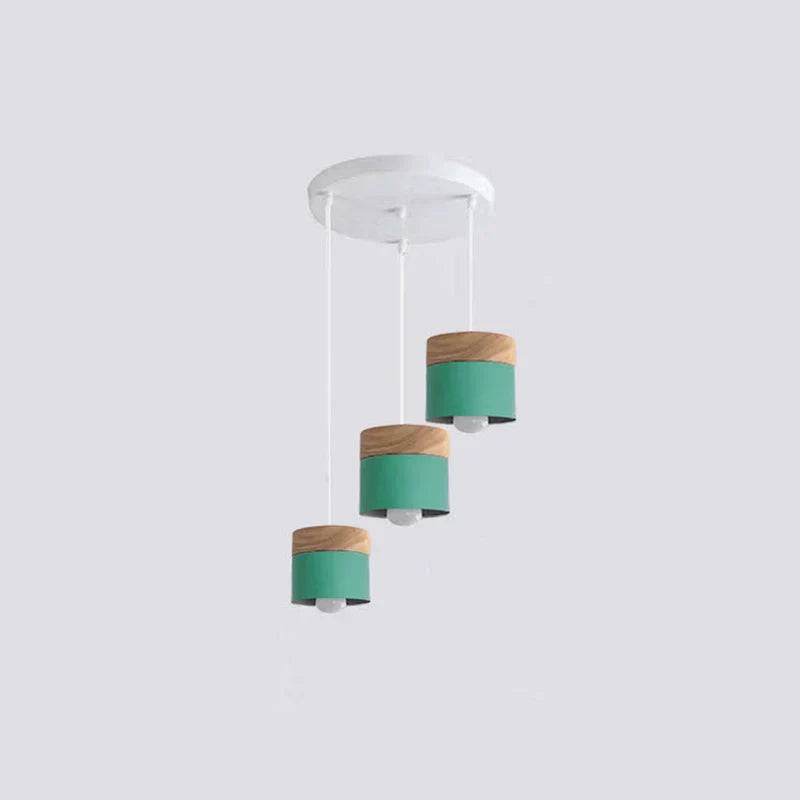 DesignBoîte Lampa - Elegant Morandi Taklampa för Varje Interiör - Grön / Dagsljus (5000-7000K) / Rund