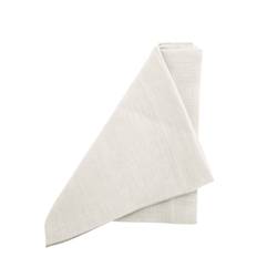 AU MAISON Napkin Linen Basic Washed (Set Of 4) |Vit |42X42 cm