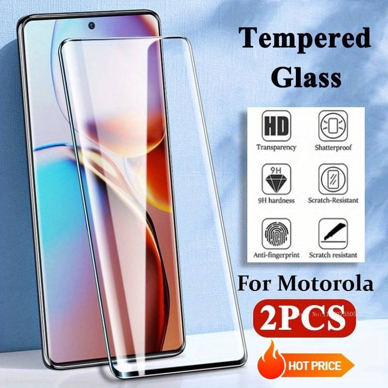 2Pack Full Cover Tempered Glass for Motorola Moto Edge 50/40/30 Neo 60/50 Fusion 60s 60 Pro 30/50 Ultra 30 Fusion 20 Lite Films