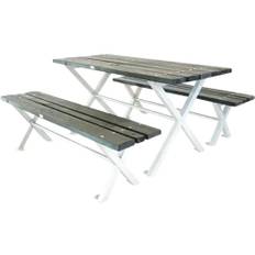 Picknickset EDEN WOOD Stella 180cm svart