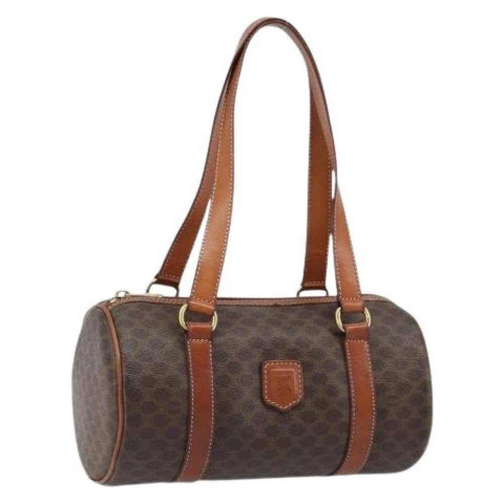 Celine Vintage Pre-owned Vintage Håndtaske - Vintage - Dame - Brun - ONE SIZE - Uld
