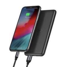 BASEUS S10 - Powerbank / Trådløs HURTIG oplader 10.000 mAh - Sort