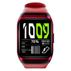 LOKMAT ZEUS 2 Smartwatch 1.69'' TFT Full Touch Screen GPS Sport Bracelet Heart Rate, Blood Oxygen Monitor - Red