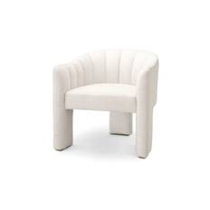 Aurelius fåtölj avalon white OUTLET - Vit (A. 68,5 / B. 64 / C. 70 / D. 52 / E. 45,5 / F. 60,5 cm)