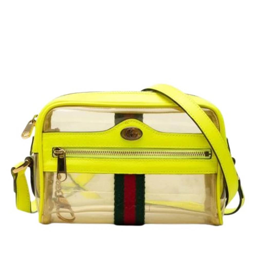 Gucci Vintage Pre-owned Ophidia Crossbody Bag - Vintage - Dame - Gul - ONE SIZE - Uld