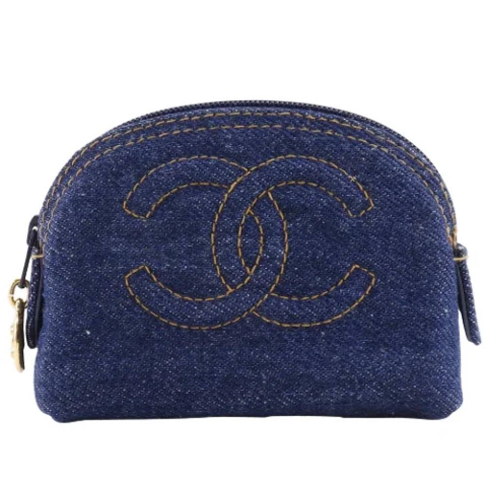Chanel Vintage Pre-owned Denim chanel-tasker - Vintage - Dame - Blå - ONE SIZE - Denim