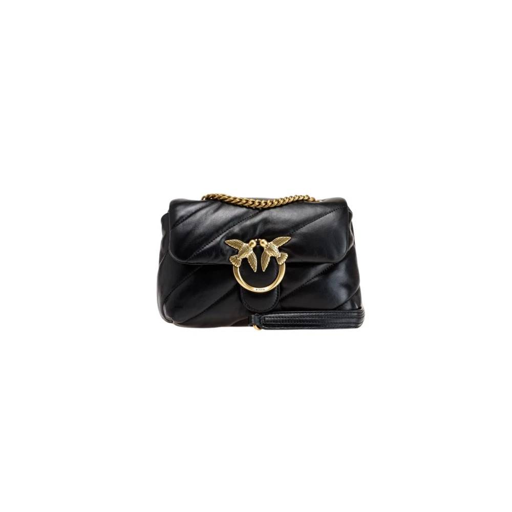 PINKO Mini Love Bag Puff - Tasker - Dame - Sort - ONE SIZE - Uld
