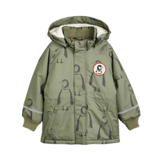 Mini Rodini Penguin K2 Parkas Ytterplagg Unisex Grön 80/86