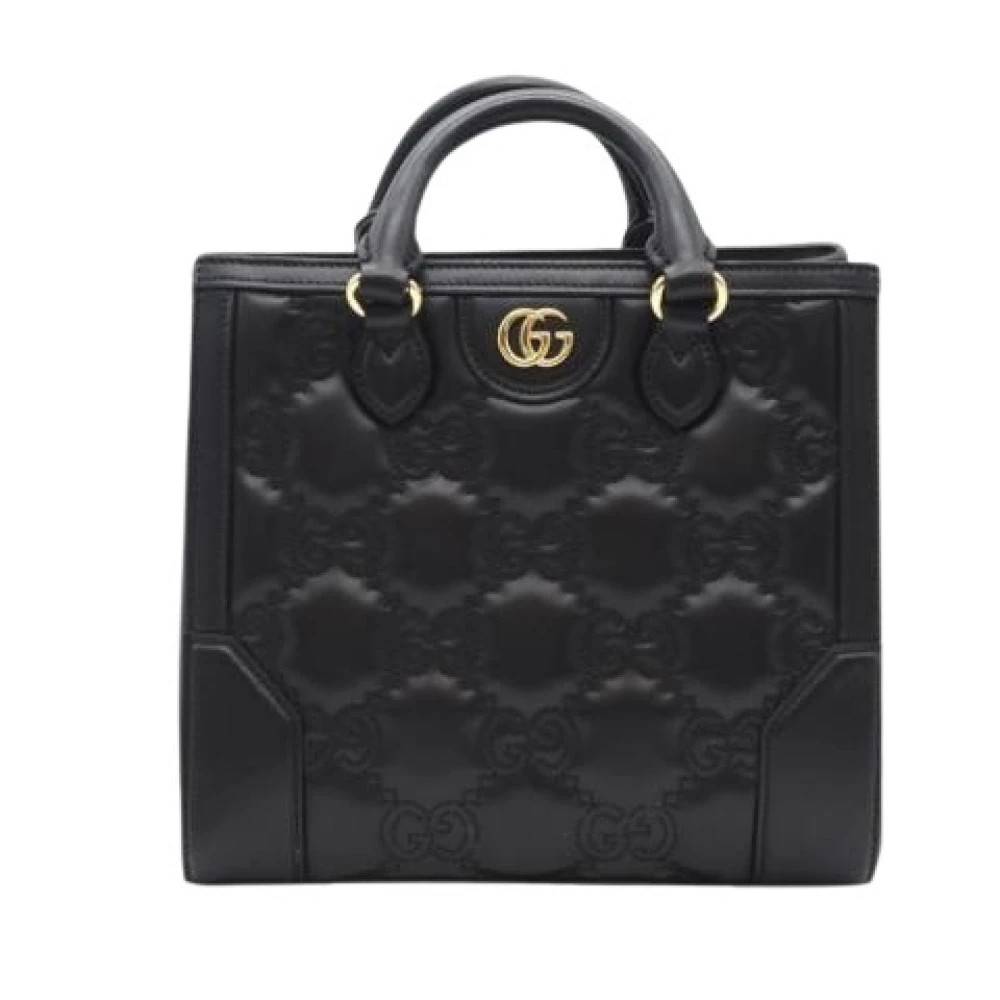 Gucci Vintage Pre-owned Vintage Håndtaske - Vintage - Dame - Sort - ONE SIZE - Læder