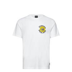 LYLE & SCOTT Sunnies Pool Bar Graphic T-Shirt |Vit |XL