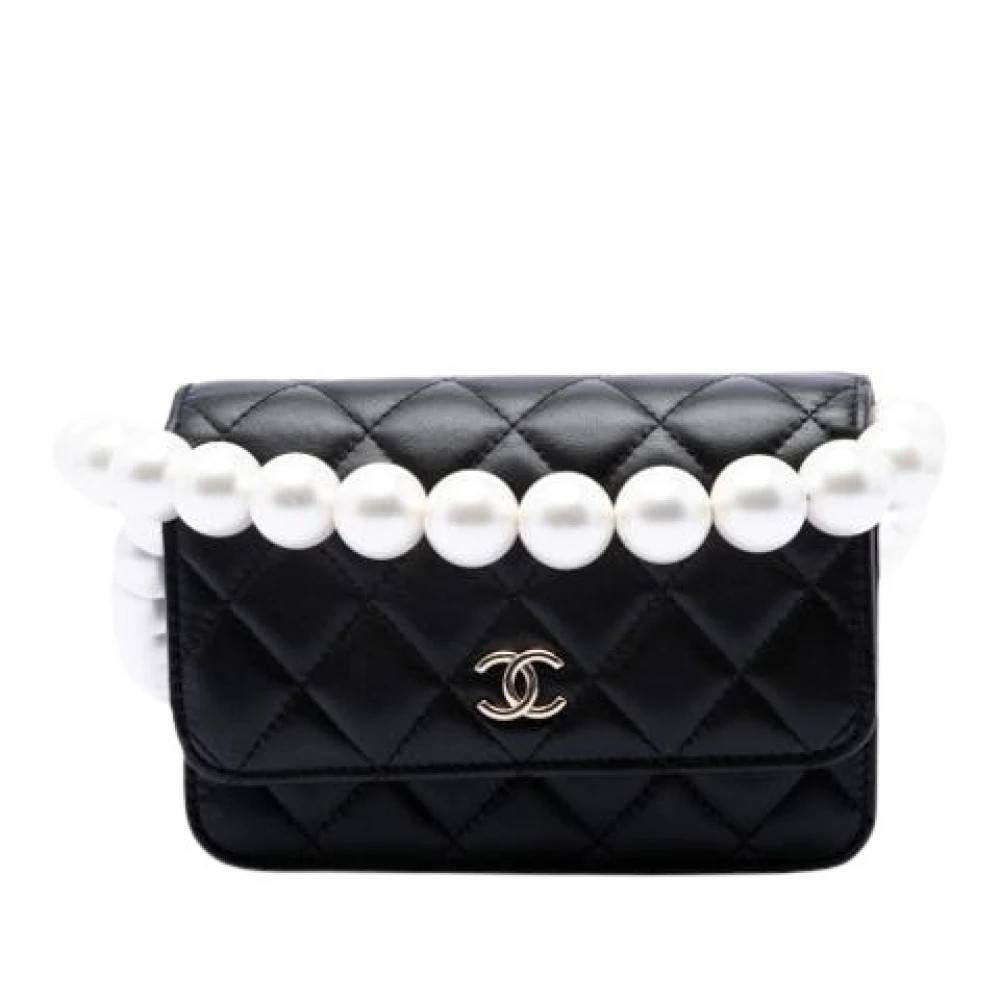 Chanel Vintage Pre-owned Quilted Mini Crossbody - Vintage - Dame - Sort - ONE SIZE - Uld
