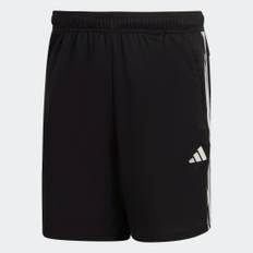 Train Essentials Piqué 3-Stripes træningsshorts - Black / White - MT